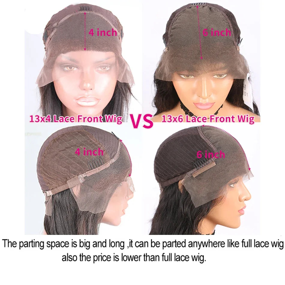 13X6 HD Lace Front Human Hair Wigs #27 Honey Blonde Colored Lace Frontal Wigs Brazilian Straight Transparent Lace Wigs For Women